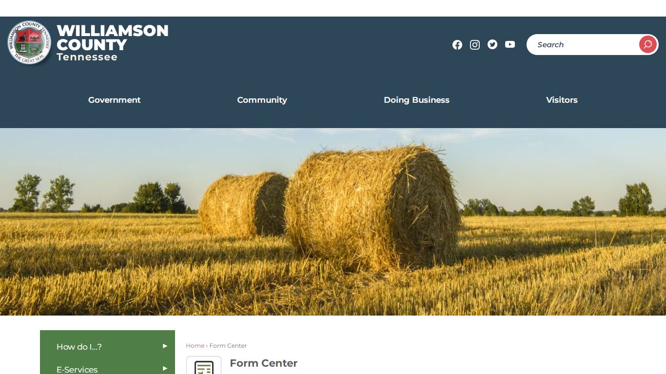 Form Center • Williamson County • CivicEngage